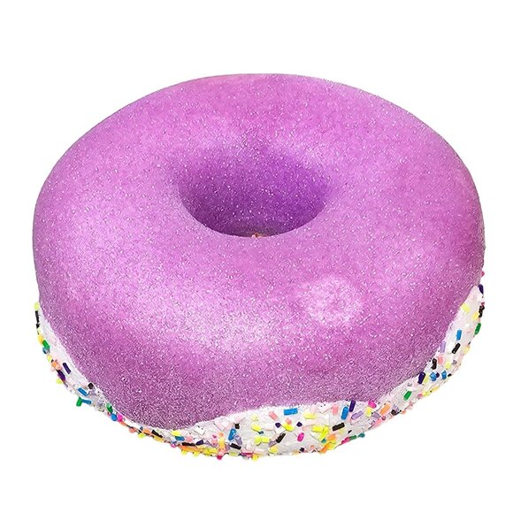 Pastel Frosted Oversized Foam Donut Ornaments with Sprinkles (Set of 4) - Picture 4 of 5
